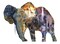 Sunsout Elephant Waterfall 1000 pc Special Shape Jigsaw Puzzle 95015